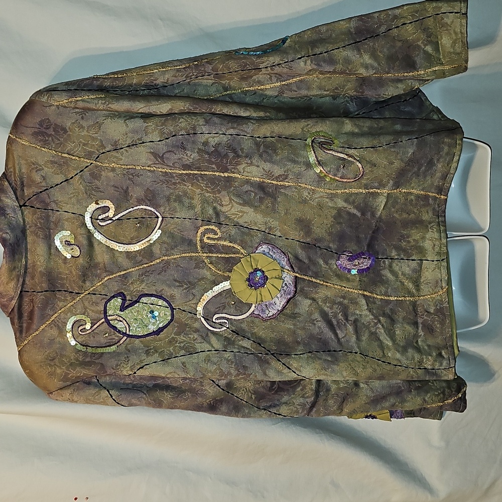 Indigo Moon Fun Embellished Blazer - Picture 11 of 13